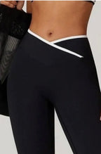 SOLAYAH Leggins taille haute croisée