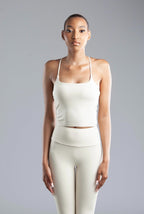 IVORY -brassière débardeur avec dos croisé